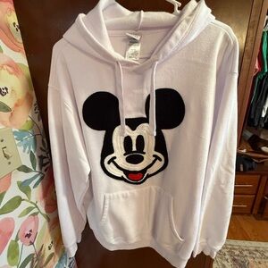 Disney White Apparel with Mickey Mouse Motif